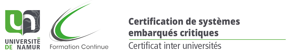 Certificat d’université en certification de systèmes embarqués critiques